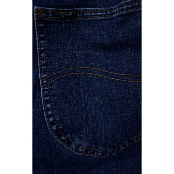 Lee Regular Fit Mens W42xL10 Mid Rise Bermuda Stretch Denim Shorts 10" Inseam - Picture 12 of 13